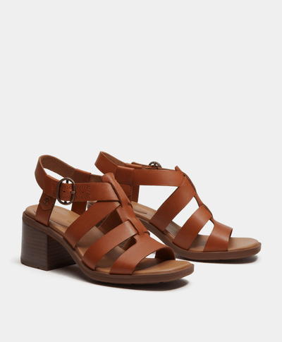 Sandalias de pescador Bellevaux de gamuza para Mujer, Café