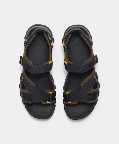 Sandalias Garrison Trail con correa trasera para Hombre, Café