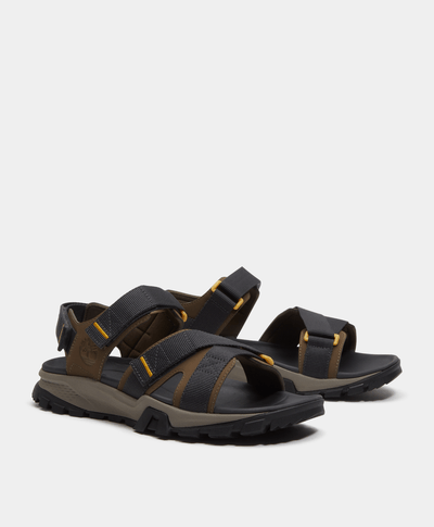 Sandalias Garrison Trail con correa trasera para Hombre, Café