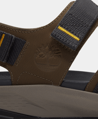 Sandalias Garrison Trail con correa trasera para Hombre, Café