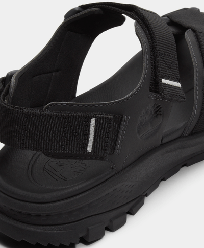 Sandalias Garrison Trail con correa trasera para Hombre, Negro