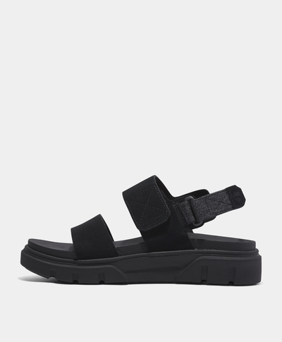Sandalias Greyfield con correa trasera para Mujer, Negro