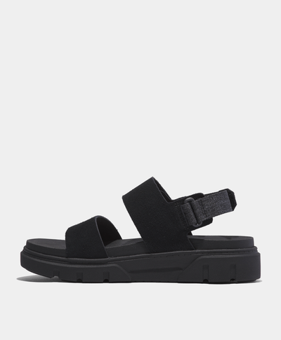 Sandalias Greyfield con correa trasera para Mujer, Negro
