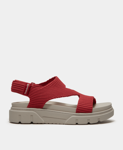 Sandalias Greyfield con correa trasera para Mujer, Rojo