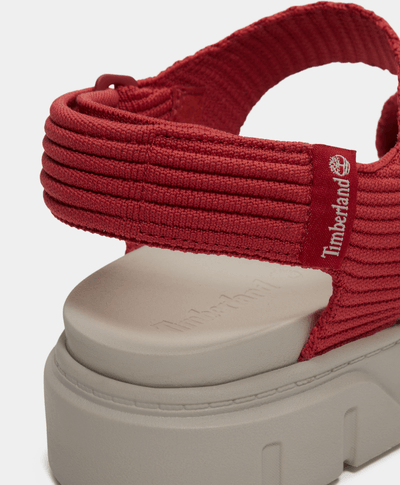 Sandalias Greyfield con correa trasera para Mujer, Rojo