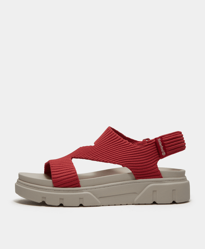Sandalias Greyfield con correa trasera para Mujer, Rojo