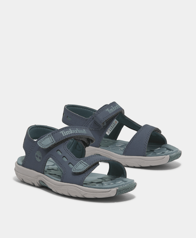 Sandalias Moss Jump con correa trasera para niños pequeños, Azul