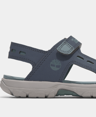 Sandalias Moss Jump con correa trasera para niños pequeños, Azul