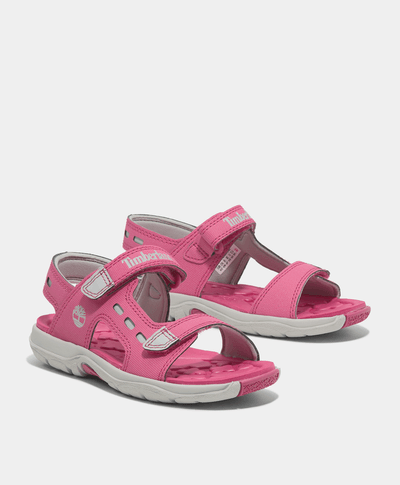 Sandalias Moss Jump con correa trasera para niños pequeños, Rosa