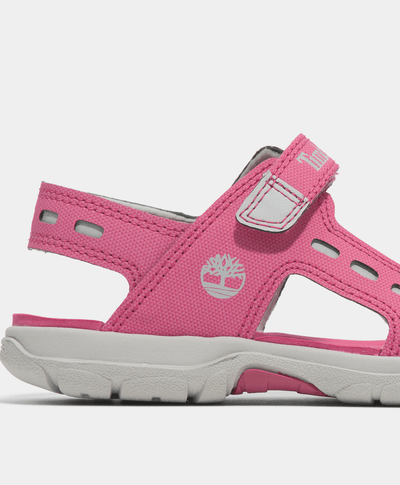 Sandalias Moss Jump con correa trasera para niños pequeños, Rosa
