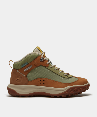 Tenis impermeables TimberCush™ Motion 7 Mid para Mujer, Amarillo