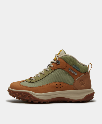 Tenis impermeables TimberCush™ Motion 7 Mid para Mujer, Amarillo