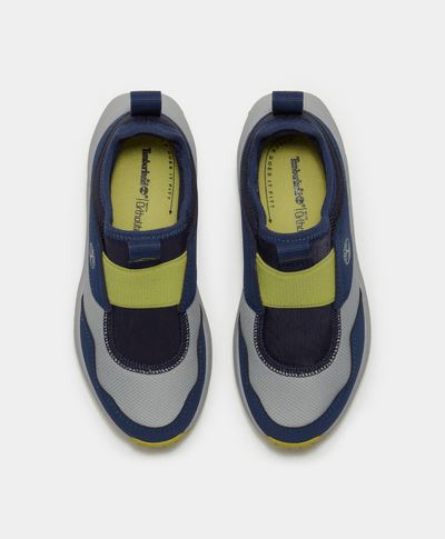 Tenis Motion Access sin agujetas para junior, Gris