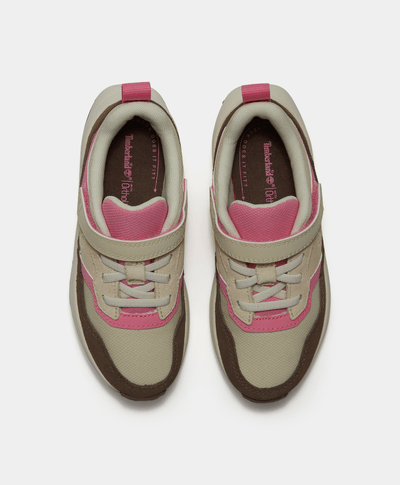 Tenis Motion Ledge con velcro y lengüeta para junior, Beige