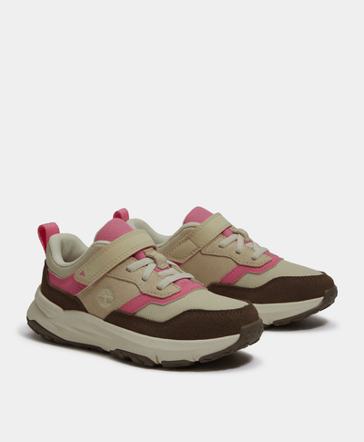 Tenis Motion Ledge con velcro y lengüeta para junior, Beige