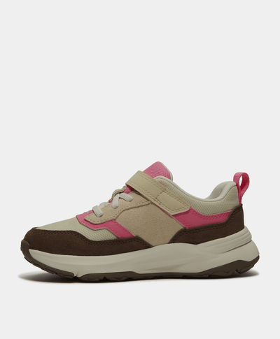 Tenis Motion Ledge con velcro y lengüeta para junior, Beige