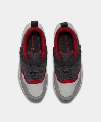 Tenis Motion Ledge con velcro y lengüeta para junior, Gris