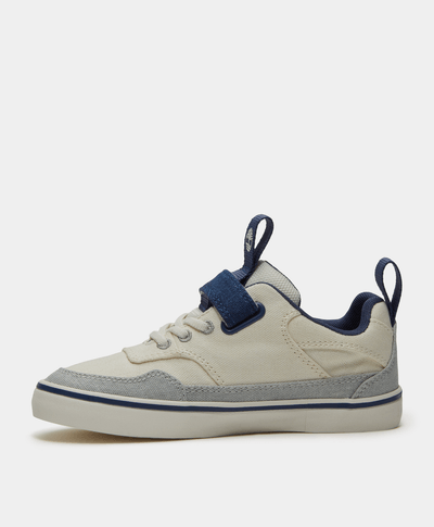 Tenis Stone Jump con gancho y bucle para niños pequeños, Beige