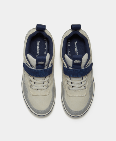 Tenis Stone Jump con gancho y bucle para niños pequeños, Beige