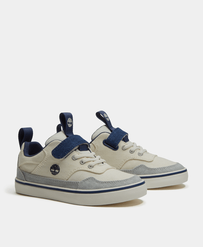 Tenis Stone Jump con gancho y bucle para niños pequeños, Beige