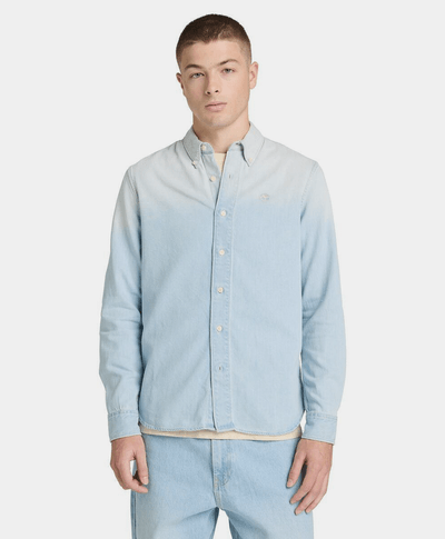 Camisa vaquera para Hombre, Azul