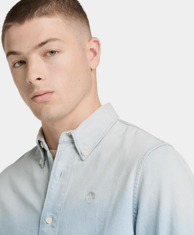 Camisa vaquera para Hombre, Azul