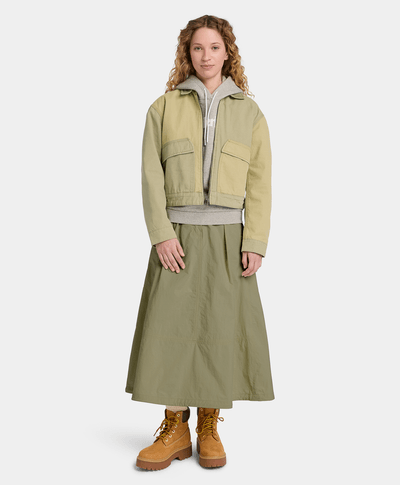 Falda cargo utilitaria con protección UV para Mujer, Verde