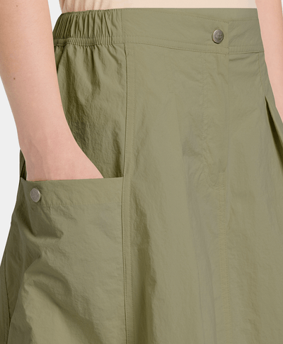 Falda cargo utilitaria con protección UV para Mujer, Verde