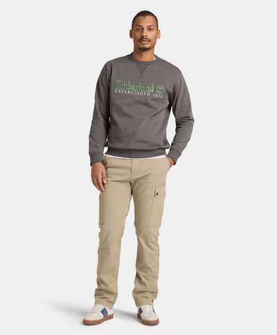 Pantalones cargo de sarga para Hombre, Beige