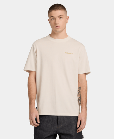 Playera con estampado para Hombre, Beige