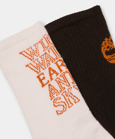 2-pack de Calcetines Cortos, Multicolor