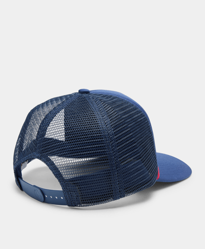 Gorra Trucker con logo bordado, Azul