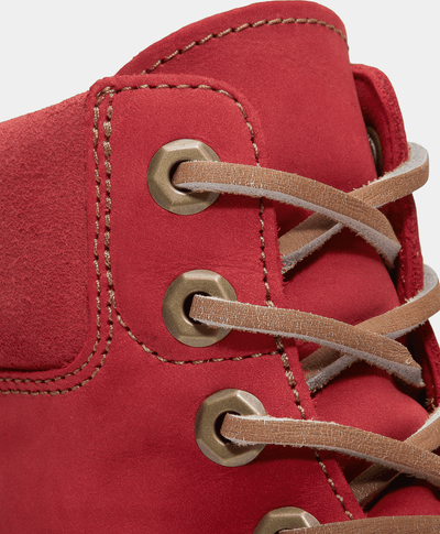 Botas Stone Street Impermeables con Plataforma para Mujer, Rojo