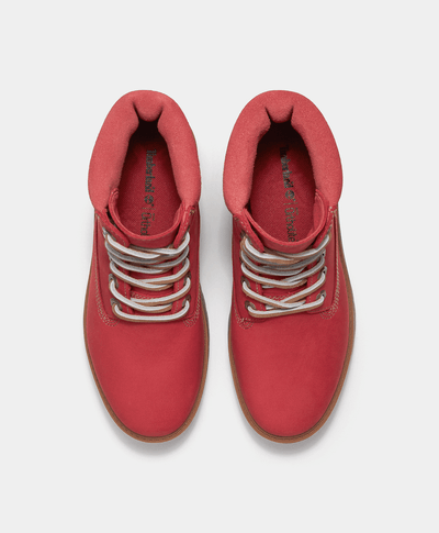 Botas Stone Street Impermeables con Plataforma para Mujer, Rojo