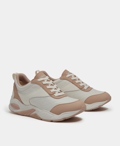Tenis Delphiville para Mujer, Beige