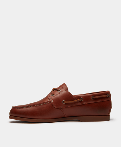 Zapatos Nauticos Boat Shoes Cedar Bay Essential para Hombre, Café
