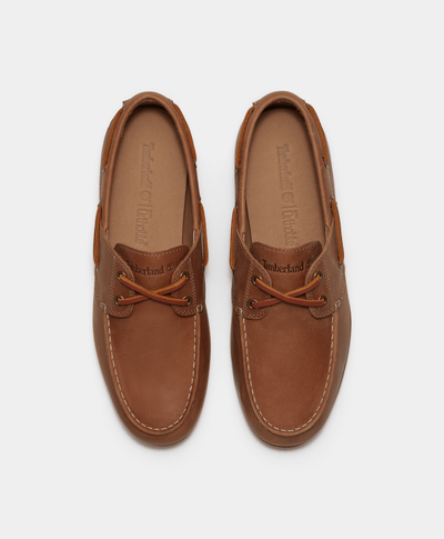 Zapatos Nauticos Boat Shoes Cedar Bay Essential para Hombre, Café