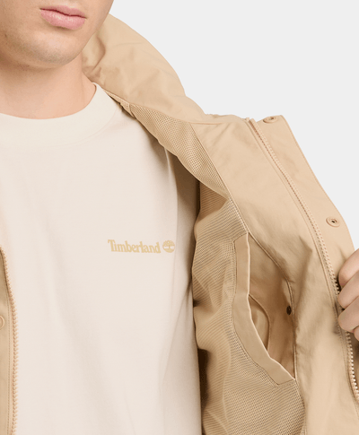 Chamarra Bomber impermeable para Hombre, Beige