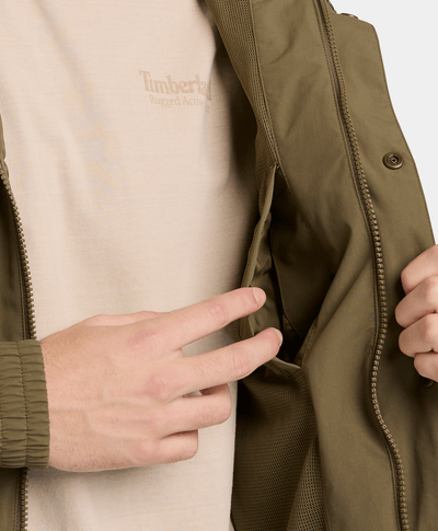 Chamarra Bomber impermeable para Hombre, Verde