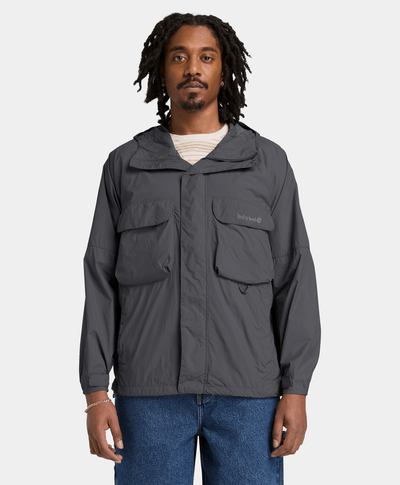 Chamarra con gorro para Hombre, Negro