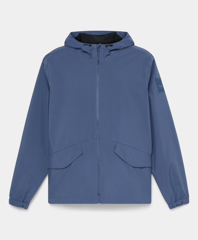 Chamarra Impermeable Mt. Franklin para Hombre, Azul