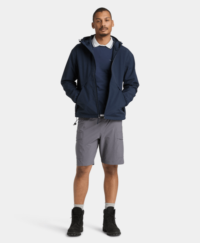 Short Cargo de Secado Rápido para Hombre, Negro