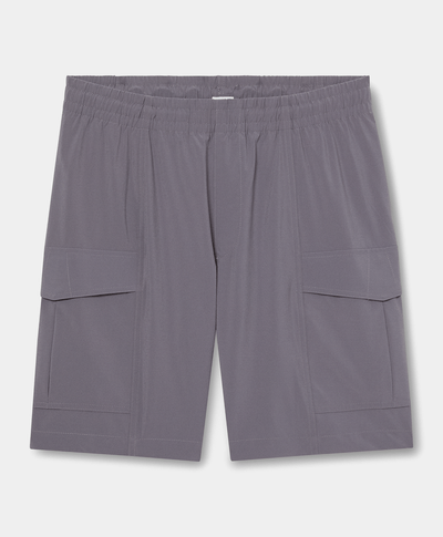 Short Cargo de Secado Rápido para Hombre, Negro