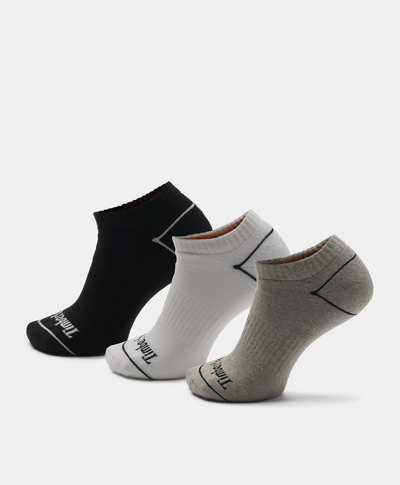 3 pack de calcetines invisibles Bowden con acolchado completo, Multicolor