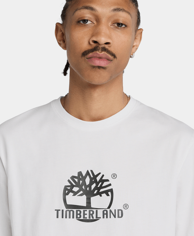 Playera Authentic Fit Grafico Field Boot Unisex, Blanco