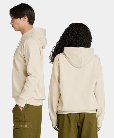 Sudadera Brushback Logo Authentic Fit Unisex, Beige