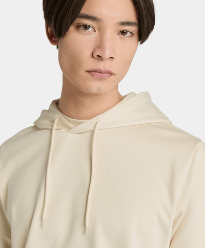 Sudadera Brushback Logo Authentic Fit Unisex, Beige