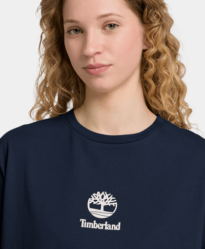Playera para Hombre Stack Logo de manga corta, Azul