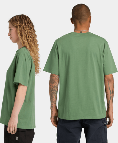 Playera para Hombre Stack Logo de manga corta, Verde