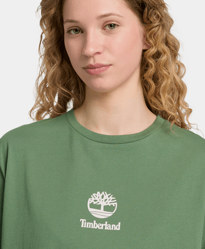 Playera para Hombre Stack Logo de manga corta, Verde